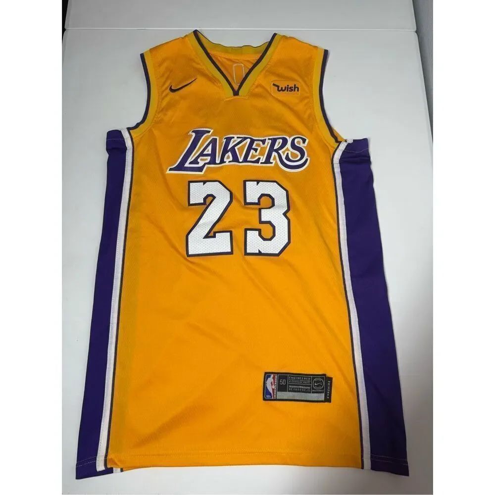 Nike Lebron James Los Angeles Lakers jersey Wingman Size L #23 See Description